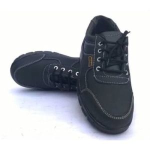Black Udyogi Safety Shoes