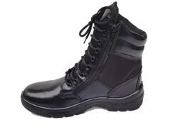 Men Black Combat Boot