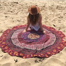 Towel Round Yoga Mat