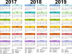 new year calendar