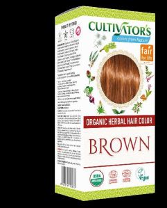 Organic Herbal Hair Color Brown