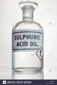 concentrated sulfuric acid