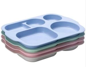 5 Compartment Plastic Plate