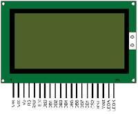 128 By 64 Graphic LCD Display