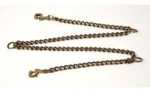 Kennel Coupling Chain Brass Extra Thick (T = 5mm)