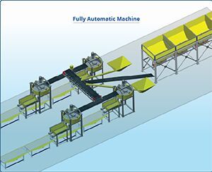 automatic rubber mould paver plant