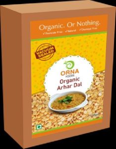 ORNA Organic Arhar Dal Vacuum Packed 500g