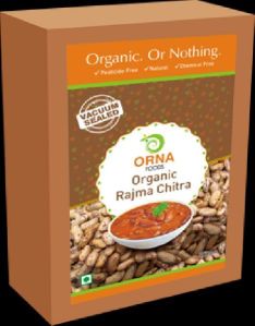 ORNA Organic Rajma Chitra Vacuum Packed 500g