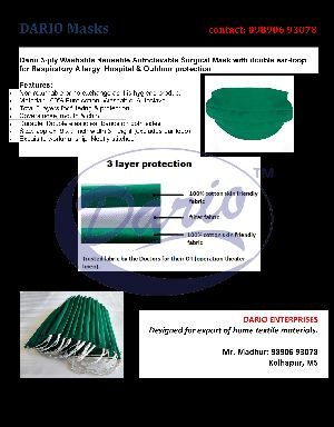 3 Layer Face Mask