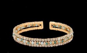 Aveza Aqua Bead Cuff