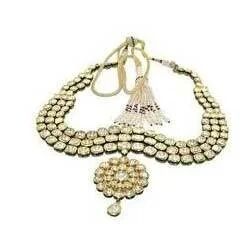 Kundan Meena Necklace