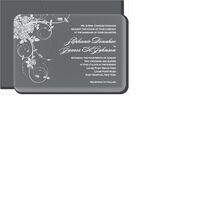 engraved glass wedding invite