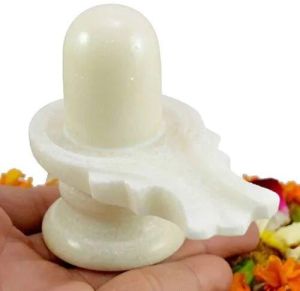 White Marble Shivling