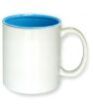 Black Cyan Inside colour Mug