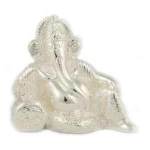 Silver Ganpati Idol