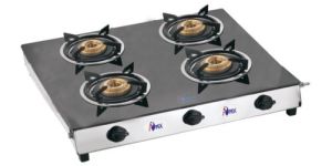 four BURNER platinum gas stove