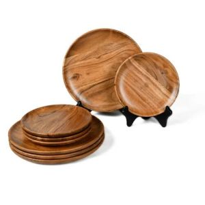 Wooden Round Plate