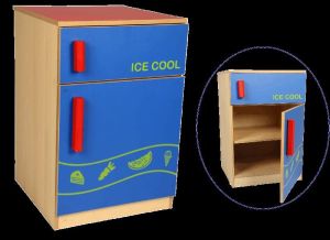 Wooden Toy Refrigerator
