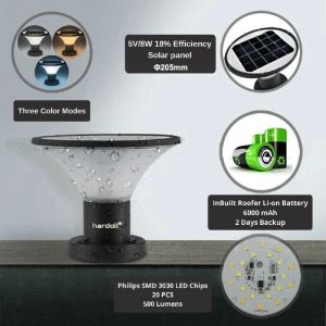 solar pillar light