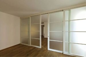 aluminium glass door