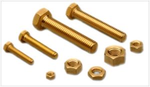 Brass Hex Bolts and Nuts