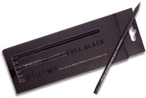 Full Black Pencils Pack of 10