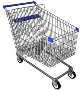 Stainless Steel Shopping Trolley