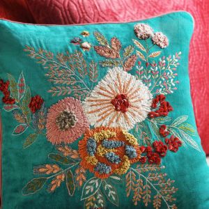 Customized Embroidered Cushion Cover Services