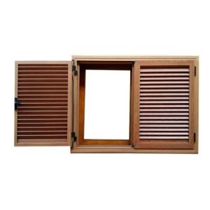 Teak Wood Window Shutter