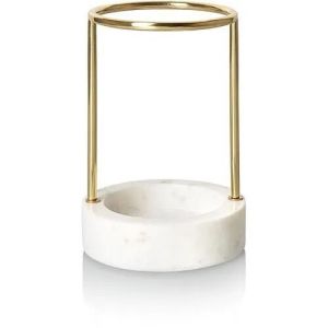 Marble Brass Toothbrush Holder