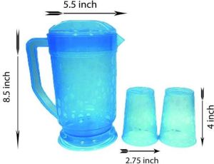 Paradise Jug (2 Pcs Glass Set)