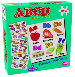Jigsaw ABCD Educational Intellectual Brainy Puzzle
