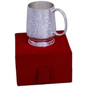 Silver Plated Mug Set