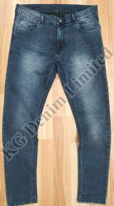 Casual Faded Denim Jeans