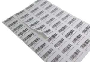 Bar Code Label Sheet