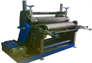 single face paper corrugating machine