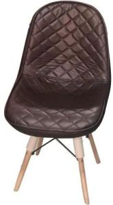 Leather Armless Chair