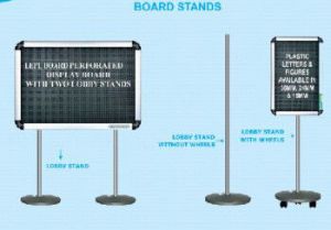 Perforated board with stand premium