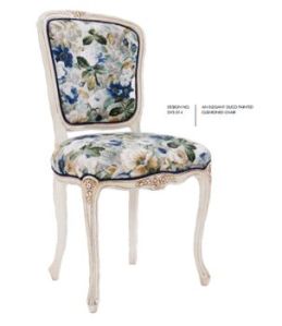 Elegant Duco Painted Cushioned Chairs