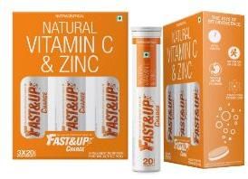 Fast&Up Charge- Pack of 3 Tubes - Orange Flavour