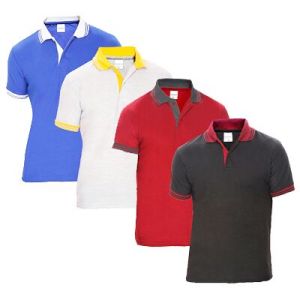 Men Polo Collar T Shirt