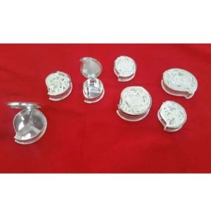 silver kumkum box