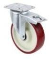 Total Lock Medium Duty Pressed Steel Swivel Castor