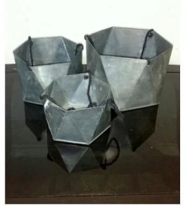 zinc planter