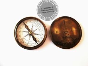 brass magnetic compass