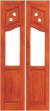 wooden pooja door