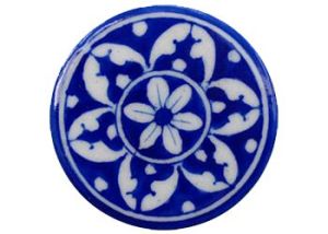 Blue Pottery Coaster