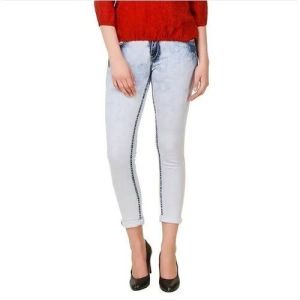 Ladies Faded Jeans