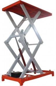 Stationary scissor lift