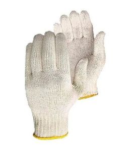Cotton Knitted Safety Gloves